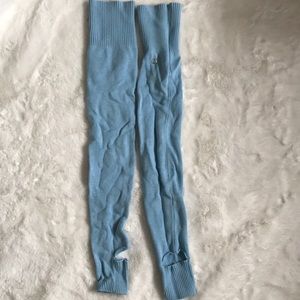 Knit Baby blue leg warmers by Lult lemon
